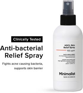 Minimalist HOCl Skin Relief Spray|Relief on Eczema,Redness|Anti-microbial Anti inflammatory Men & Women