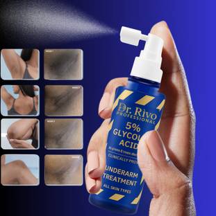 Dr rivo professional 5% Glycolic Acid Underarm Brightening Spray Treatment Exfoliating & Brightening Men & Women