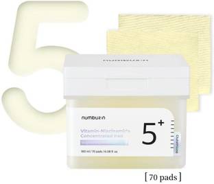 Numbuzin No.5 Vitamin-Niacinamide Concentrated Pad (70pads) | Brightens & Exfoliates | Men & Women