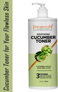 Aaryanveda Cucumber Face Toner, 1000ml Men & Women