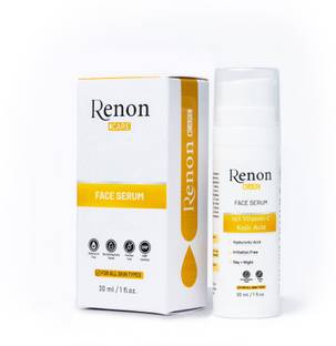 Renon 10% Vitamin C Serum for Glowing Skin | Kojic Acid Serum | Face Serum for Men & Women