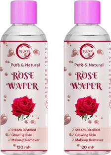 slukrl 100% Pure & Natural Rose Water-Gulab Jal For Face-Skin Toner 240ML Men & Women