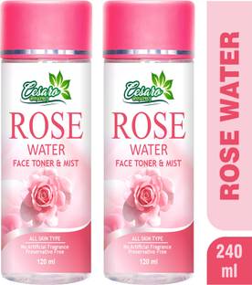 Cesaro Organics 100% Natural Rose water for glowing skin for all skin type Men & Women