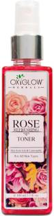 OXYGLOW Rose Skin Toner with rose petal water, mint,glycerine and aloe vera Men & Women