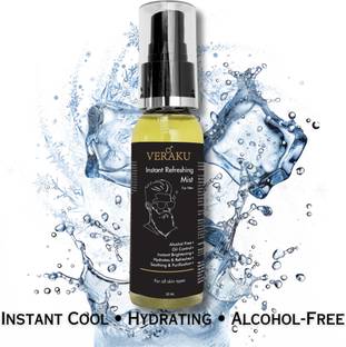 veraku Instant Refreshing Mist | For Instant Refreshing Glow | Hydrates and oil control Men