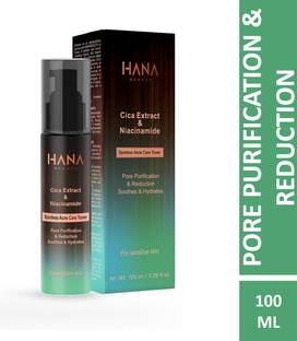 Hana Beauty Spotless Acne Care Toner (100ml) | Cica Extract & Niacinamide | Pore Refining Men & Women