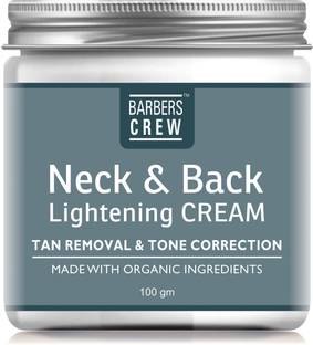 Barbers Crew Neck Back Cream For Whitening Lighten and Brighten Skin