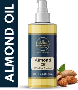 Wildflower essentials Almond oil for skin, Face, Hair & Body Men & Women Men & Women