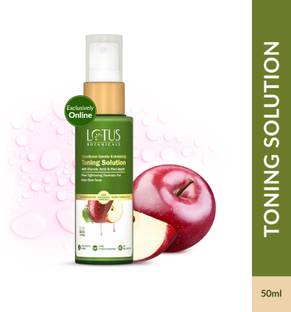 Lotus Botanicals GlycoBoost Gentle Exfoliating Toning Solution with Red Apple + Glycolic Acid Men & Women