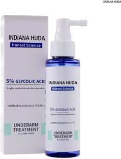 INDIANA HUDA Dremdc 5% Glycolic Acid Underarm Spray 100ml | Dark Spot Solution Men & Women