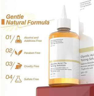 LootZoo Glycolic Acid 7% Pore Refining Toning Solution Men & Women