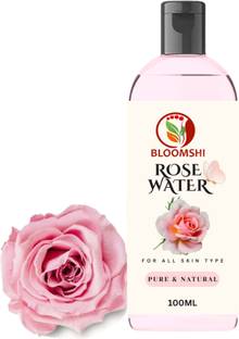BLOOMSHI 100% Natural Rose water face water for glowing skin for all skin type Men & Women