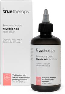The True Therapy 10% Glycolic Acid, Retexturize and Glow Toner for Men & Women