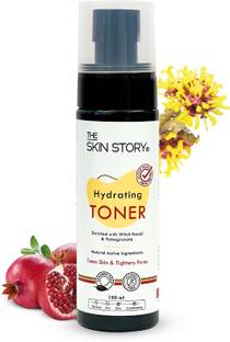 The Skin Story Hydrating And Pore Clarifying Face Toner, Witch Hazel, No Alcohol, For Oily Skin Men & Women
