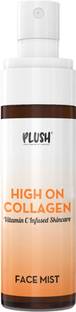 PLUSH High on Collagen Vitamin C Face Mist with Niacinamide & Aloe | Refresh & Hydrate Men & Women