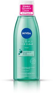 NIVEA Derma Skin Clear Toner with Salicylic Acid & Niacinamide | Controls Oiliness Men & Women