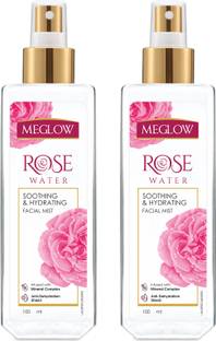 meglow Rose Water Toner Mist Spray | Gulab Jal for Glowing Skin for Men & Women Men & Women