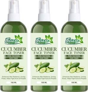 Cesaro Organics Cucumber Face Toner For Pore Tightening and Normal & Oily Skin Types Men & Women