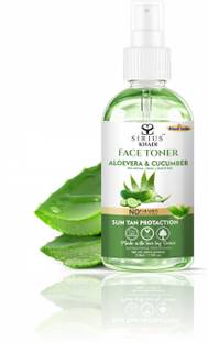 RKG Sirius Khadi Aloe Vera & Cucumber Face Toner | Skin Hydration & Sun Tan Protection | Men & Women