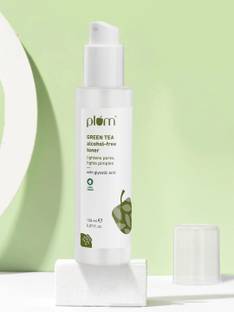 Plum Green Tea Alcohol-Free Toner With Glycolic Acid For Oily Skin | Tightens Pores Men & Women