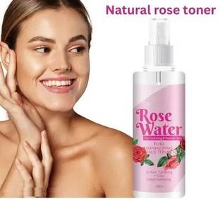 Elderwand Rose Water Face Toner For Minimize Pores, Brightens Skin, And Instantly Hydrates Women