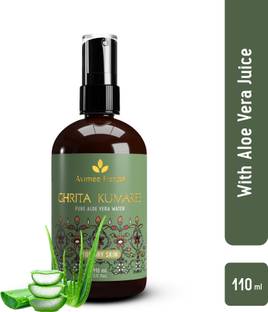 Avimee Herbal Ghrt Kumaaree Pure Aloe Vera Water (Hydrosol) For Hydrates, soothes & calms skin Men & Women
