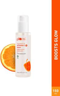 Plum 1% Vitamin C Toner with Mandarin for Glowing Skin | Boosts Glow | Tightens Pores Men & Women