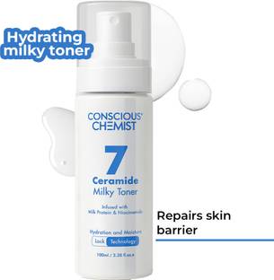 Conscious Chemist Hydrating Milky Face Toner | 7 Ceramide Complex & Niacinamide | For Smooth skin Men & Women