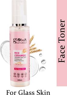 Globus Naturals Rice Ceramide Ayurvedic Face Toner For Korean Glass Skin Women