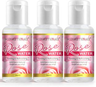 Kayamaya Rose Water, 30 ml (Pack of 3) Men & Women Men & Women