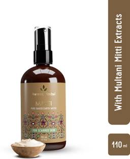 Avimee Herbal Maati Pure Baked Earth Water | Oil and Acne Free | Multani Mitti Extract | Men & Women