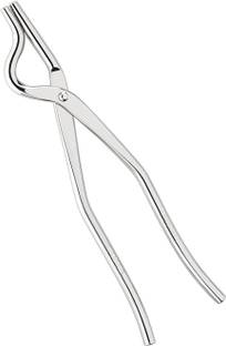 KUBAVA Stainless Steel Kitchen Sansi, Sandasi, Tong, Chimta, One Side Flat Curve Kitchen Tool Set