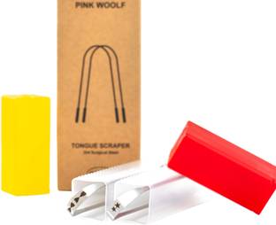 Pink Woolf Steel Tongue Cleaner