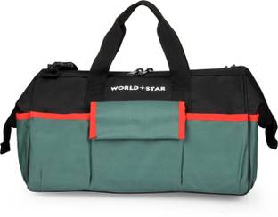 Worldstar front & back two flap green &black tool bag Polyester Tool Holster