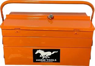 HORSE Home Garage Hand Tools,Machine,Hammer Drill free lock etco 28mm HORSE TOOL BOX Tool Box with Tray