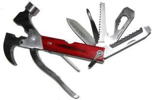 ZARSA Hammer With 10 Camping & Hiking Safety Toolkit