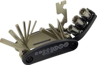 ADONYX Bike Repair Kits 16 In 1 Multi-Function Bike Tool Kits Portable Foldable Cycling Multi tool