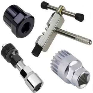 GrabMoor Combo of cycle Repair Tool Set Chain Puller Crank Puller BB Tool Socket Removal Cycling Cycling
