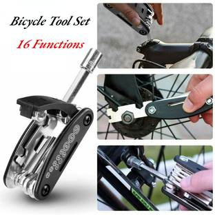 Nexshop ™16 in 1 Multi Functional Bike Bicycle Mechanic Repair Set kit Cycling Cycling Tool