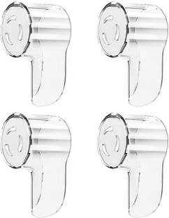 Zibuyu Toothbrush Head Covers 4pcs Clear Fits OralB Universal Toothbrush Case
