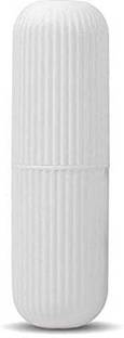 kkart Capsule Shape Travel Toothbrush Case Cover Holder Portable Storage Box Plastic Toothbrush Holder