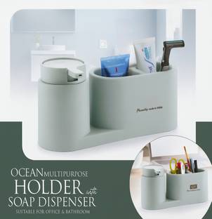 Culinary Crafts Ocean Holder Soap Dispincer Plastic Toothbrush Holder