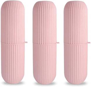 DCELLA Portable Toothbrush Storage Box Container Plastic Toothbrush Holder Plastic Toothbrush Holder
