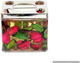 Skywalk Toothbrush Holder Bathroom Utility - Flower Petals Plastic Toothbrush Holder