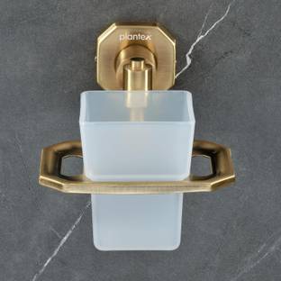 Plantex Tooth Brush Holder/Tumbler Holder for Wash Basin/Bathroom Accessories - Nipron Stainless Steel Toothbrush Holder