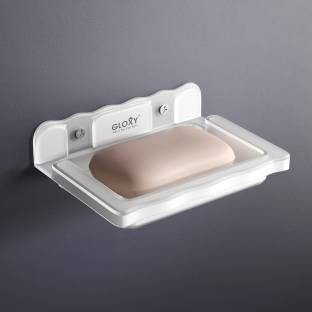 GLOXY Bathroom Soap Case | Space Saving Soap Holder for Kitchen & Washbasin Acrylic Toothbrush Holder