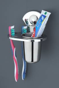 GLOXY Soap Sponge Holder/Soap Dish Holder Wall Mounted Stainless Steel Toothbrush Holder