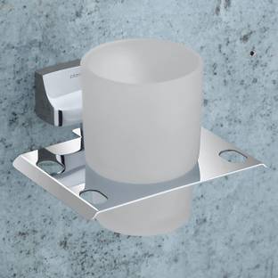 Plantex Solid Brass & SS-304 Grade Tumbler Holder/Bathroom Accessories(Chrome ,Platinum) Brass, Stainless Steel Toothbrush Holder