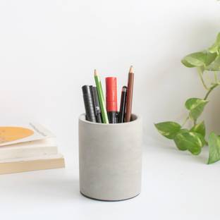 Dwell dapper 1 Compartments Concrete Pen, Pencil Stand