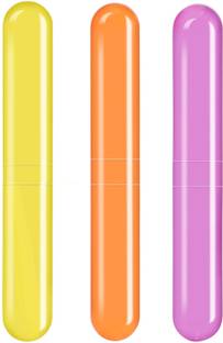 mapperz Travel Toothbrush Container Toothbrush Case Holder Portable Plastic Toothbrush Holder